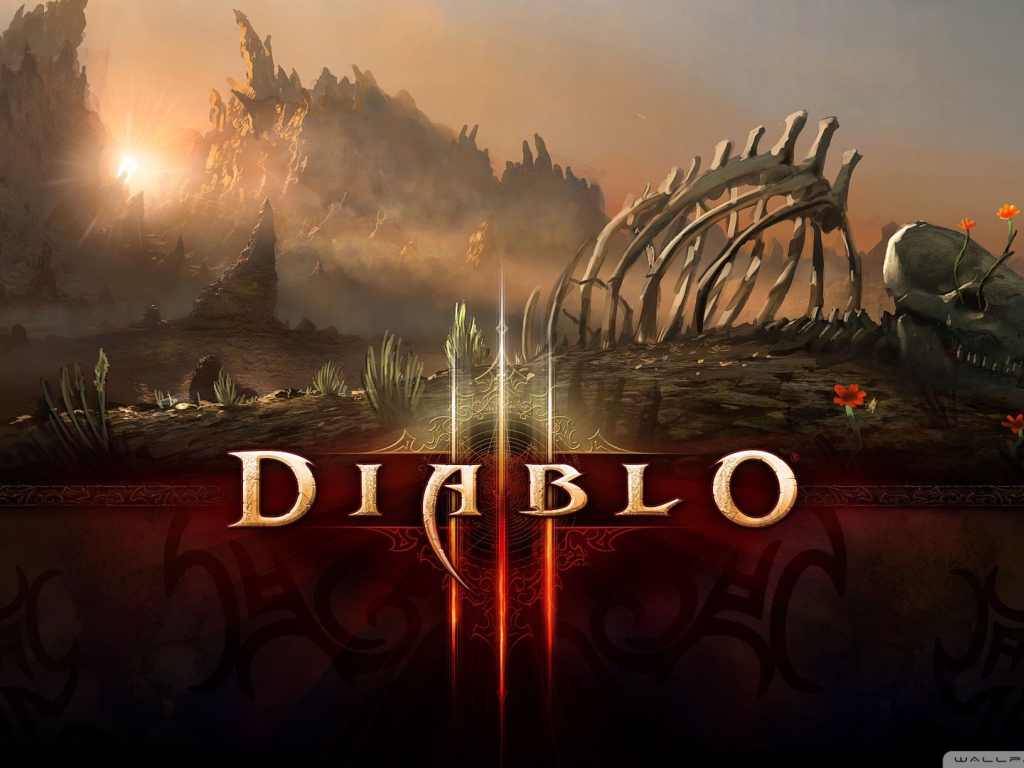  Diablo III: скелет дракона