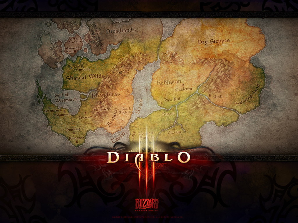  Diablo III: карта мира