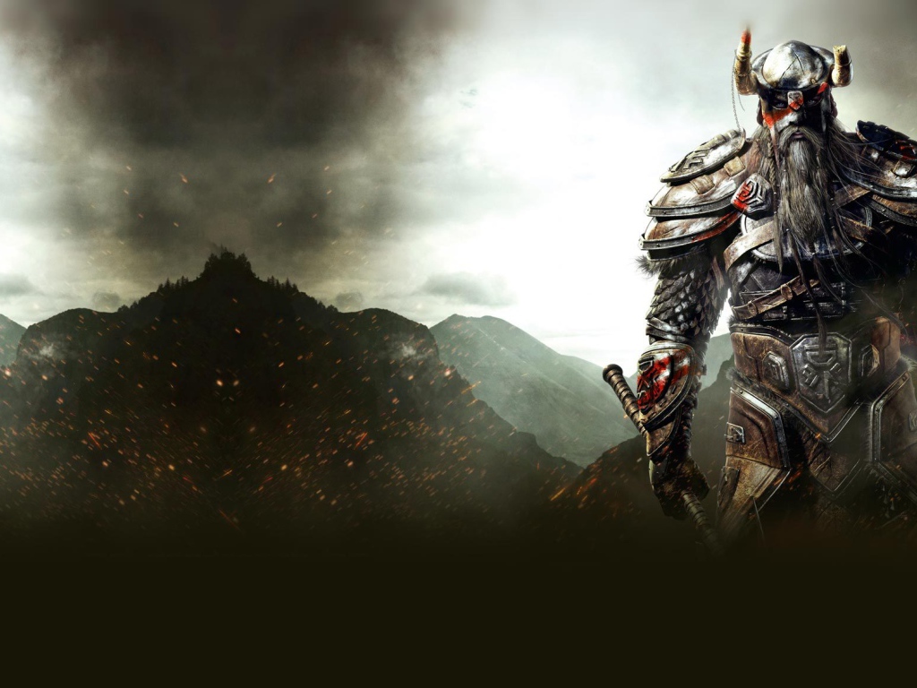 Elder Scrolls Online: barbarian in the mountains