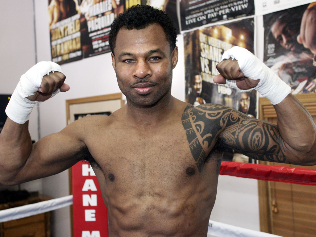 Известный боксер Шейн Мосли на ринге