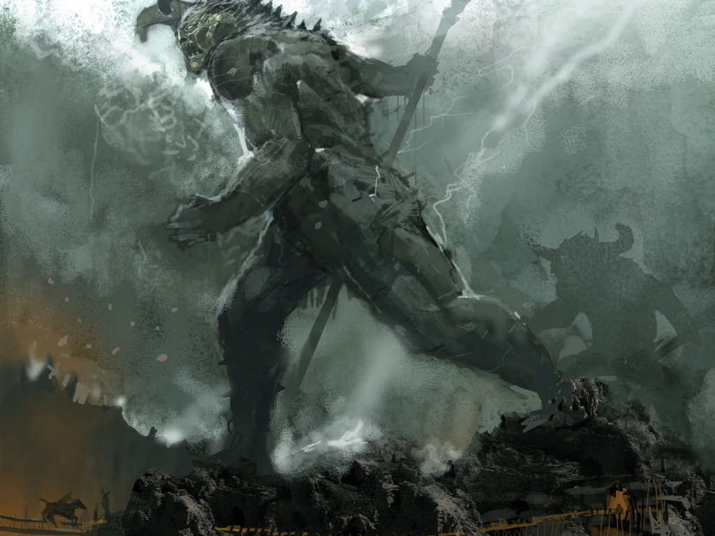 God of War: Ascension: огромное чудовище