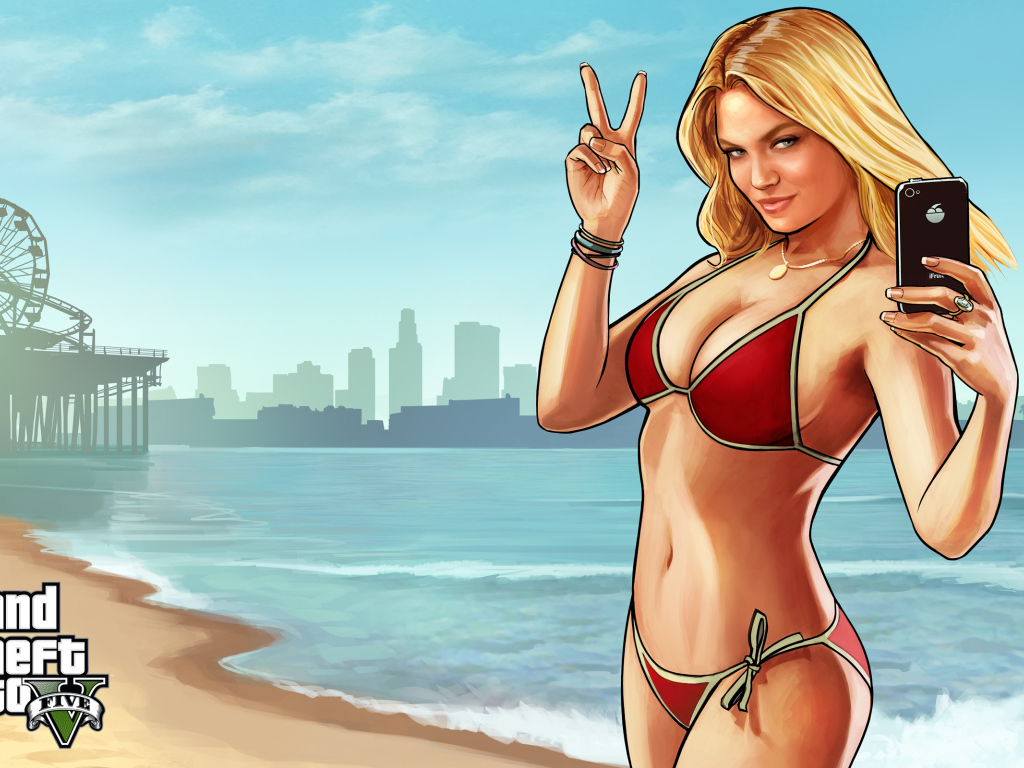 Grand Theft Auto V блондинка