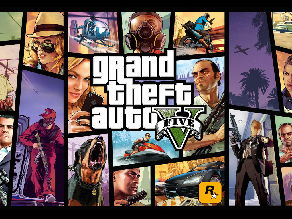 Grand Theft Auto V новые обои HD
