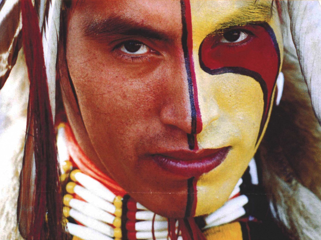 Макияж индейца