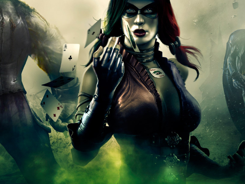 Injustice: Gods Among Us - Ultimate Edition: красотка с колодой карт