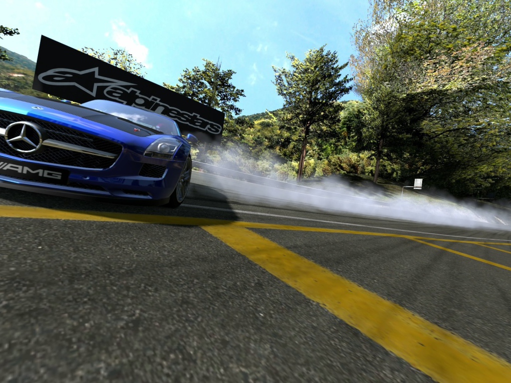 Мерседес из игры Gran Turismo 5