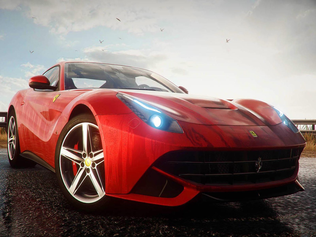 Need for Speed Rivals: red porsche