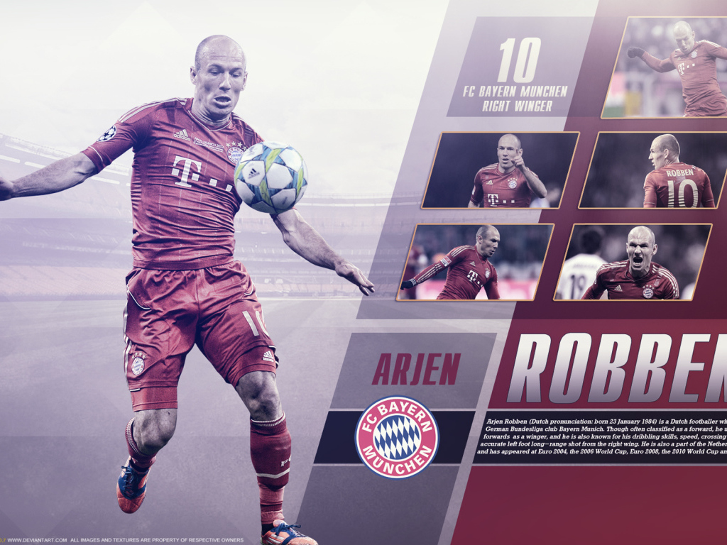 Лучший футболист Баварии Арьен Роббен