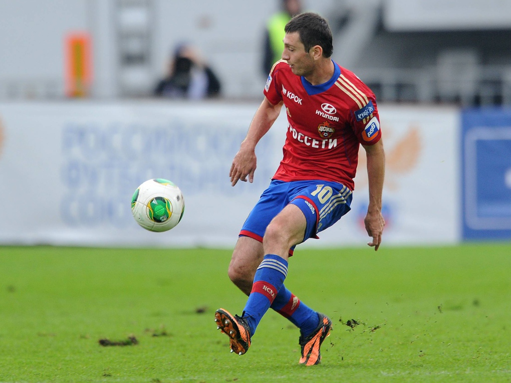 Футболист ЦСКА Алан Дзагоев