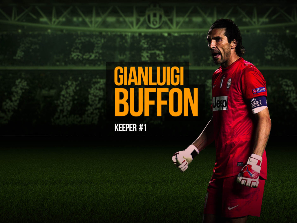Голкипер Ювентуса Джанлуиджи Буффон как стена