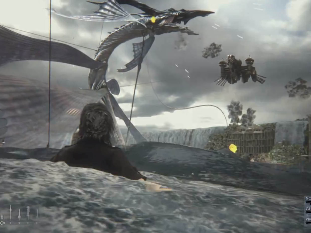 Лицо героя игры Final Fantasy XV