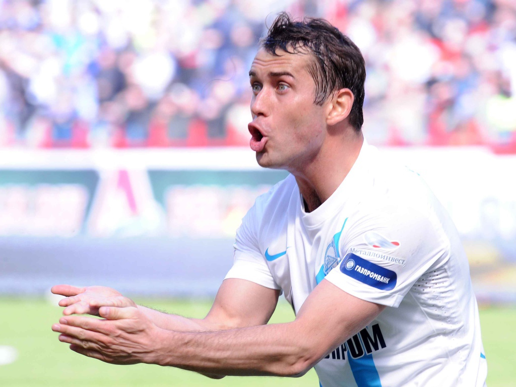 Игрок Зенита Александр Кержаков