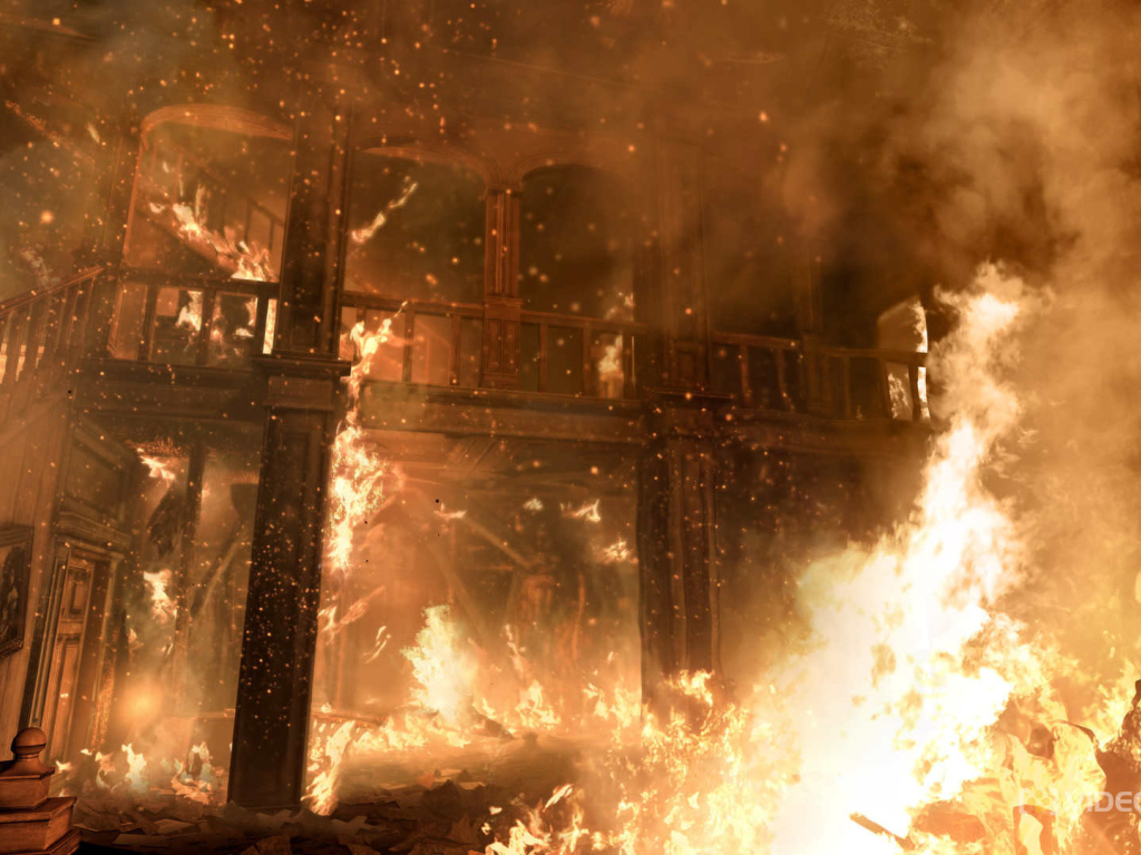 Thief: здание в огне