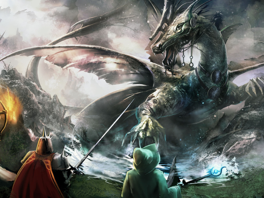 Trine 2 Complete Story: сражаются с драконом