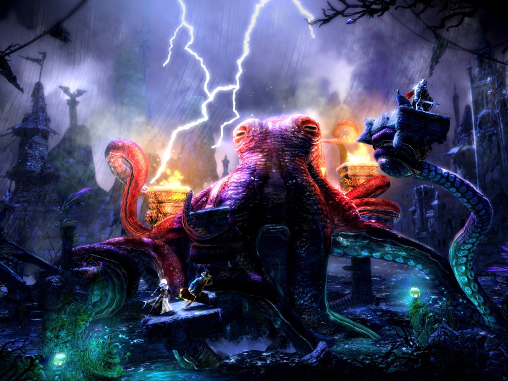 Trine 2 Complete Story: гигантский осьминог