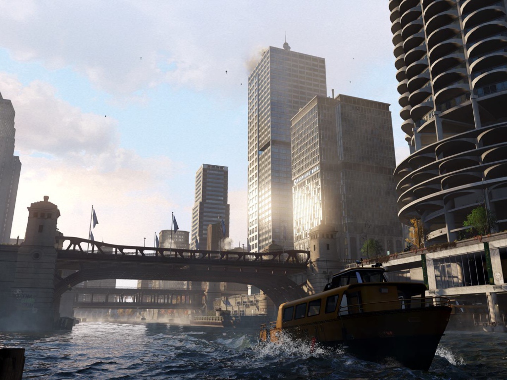 Watch Dogs: вид на город