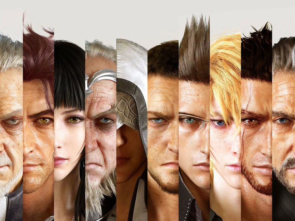 all the characters of the game Final Fantasy xv