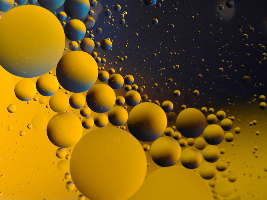 Пузыри воздуха в масле