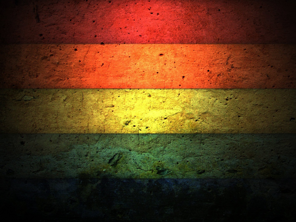 Пятицветная стена