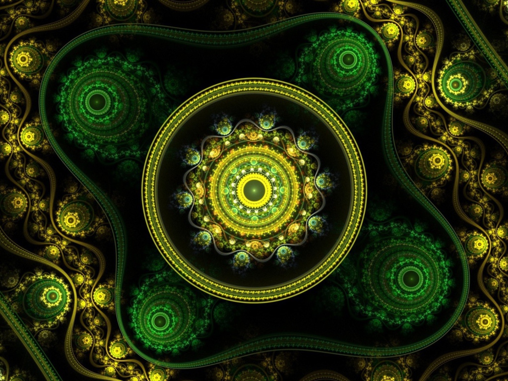 Зеленая абстракция