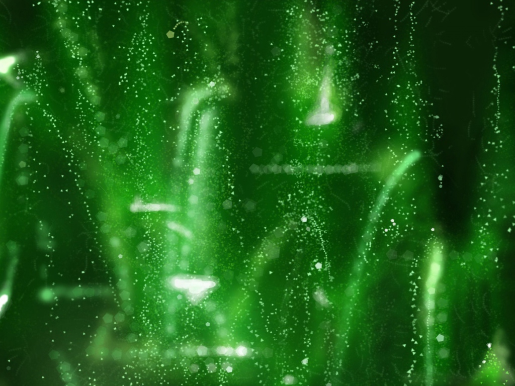 Зеленый фейерверк 