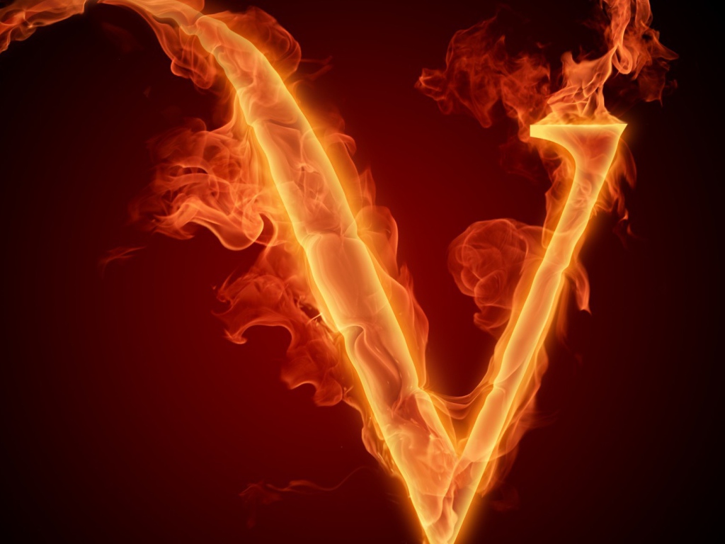 Огненная буква В