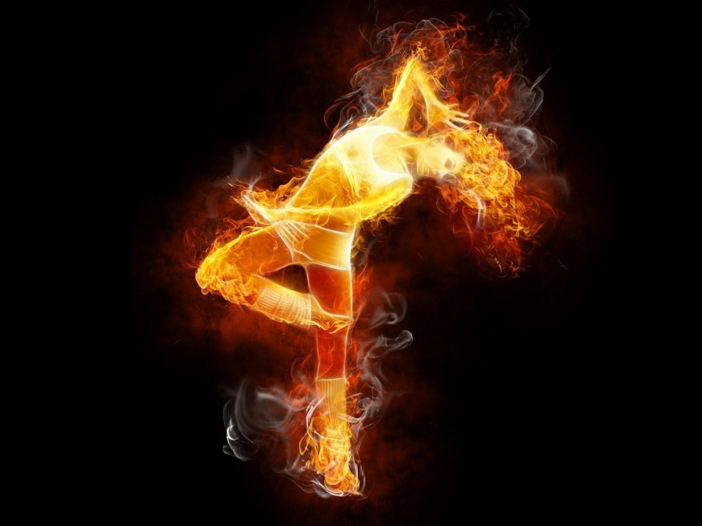 Огненная девушка