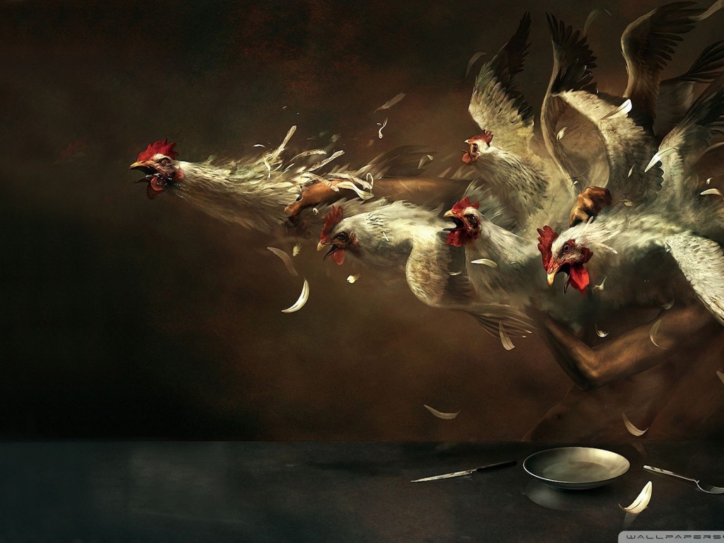 Летящие курицы