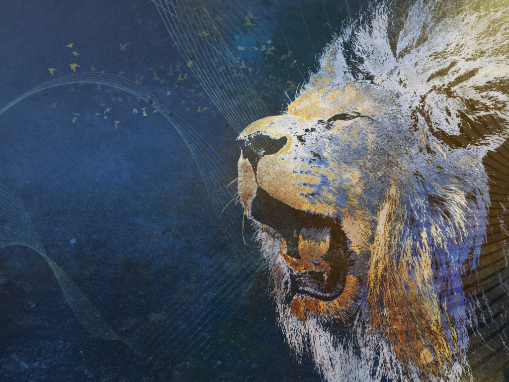 Рычащий лев