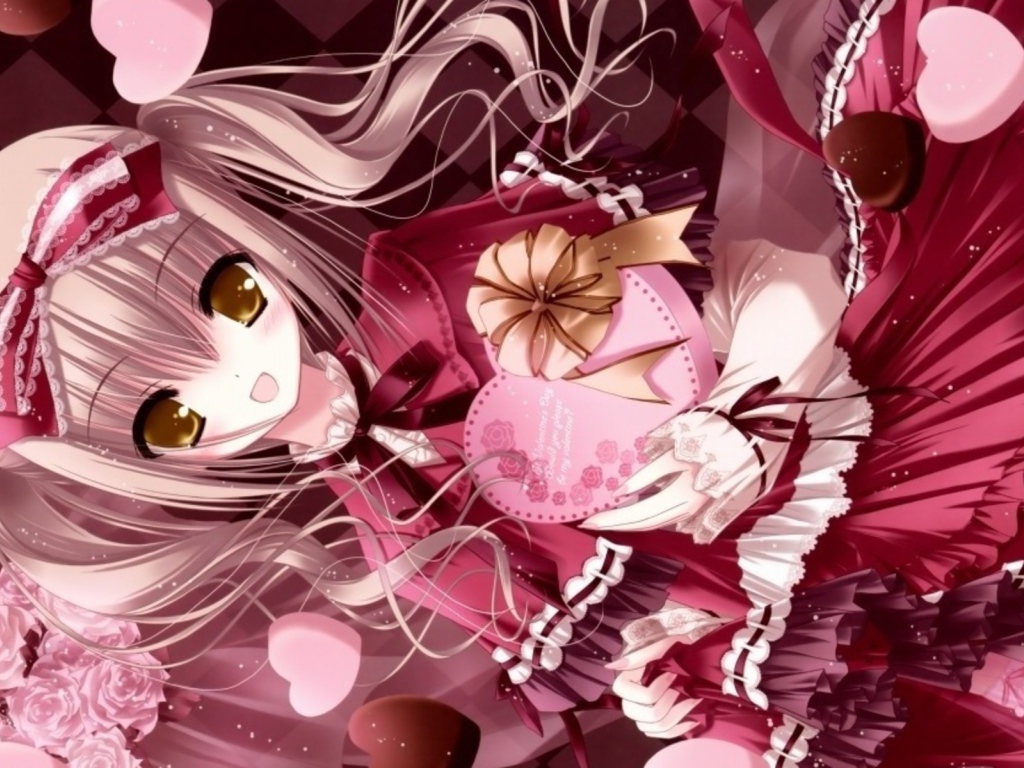 Девочка в розовом платье