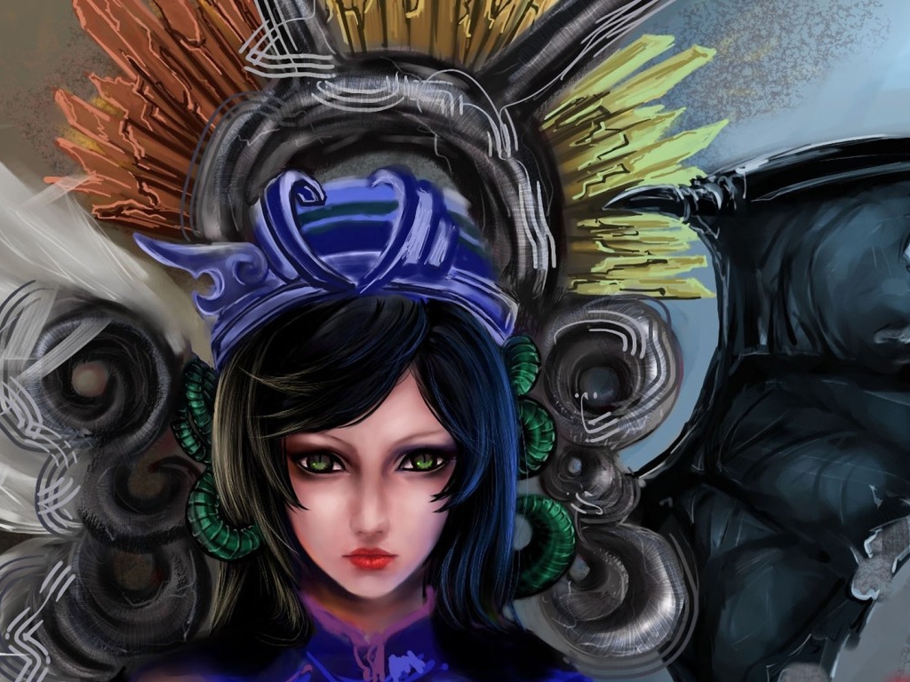 Девушка с крыльями