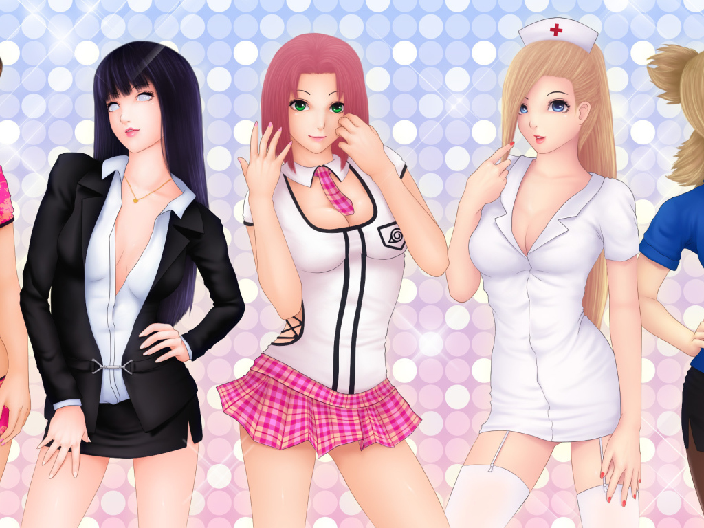 Девочки в разной одежде