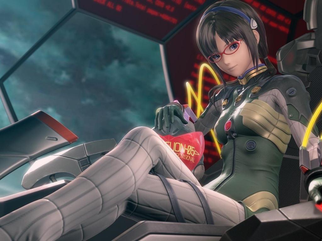 Аниме девуша Неон Генезис