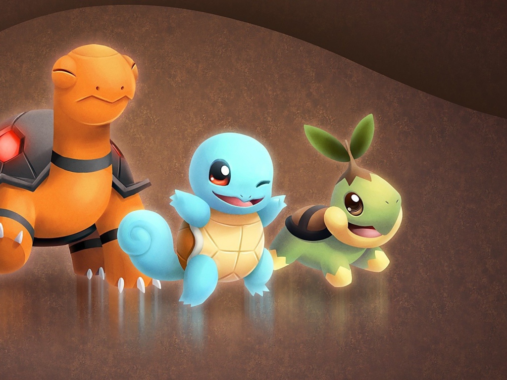 Покемон и черепаха