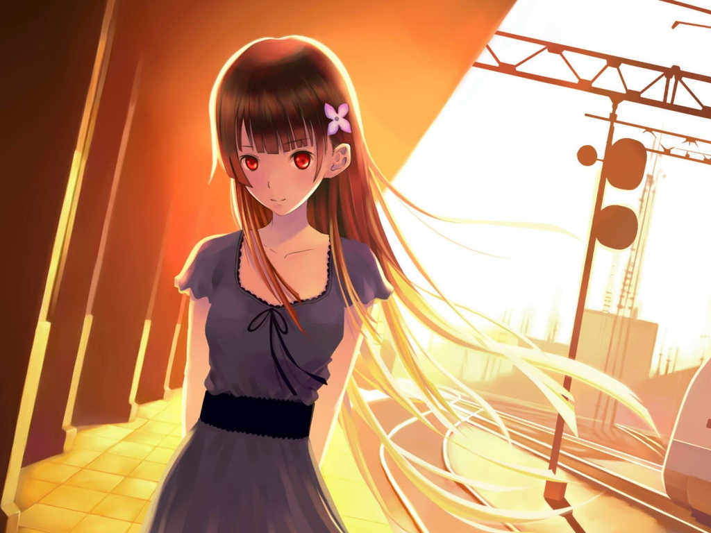 Девочка на вокзале