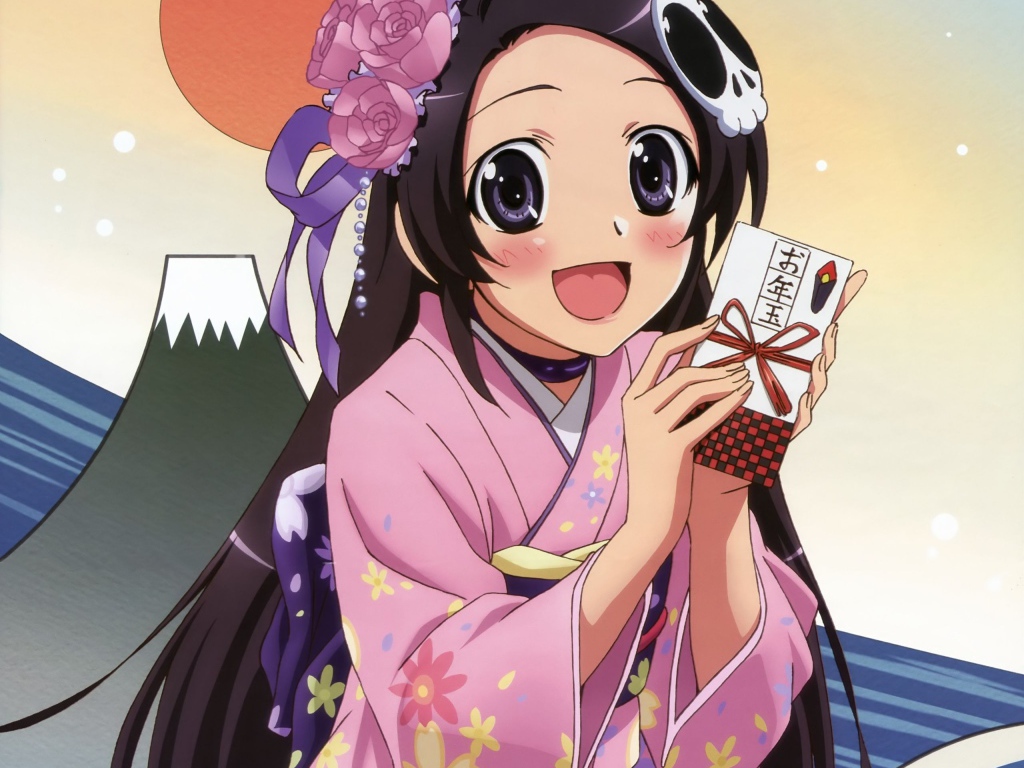 Девочка получила подарок