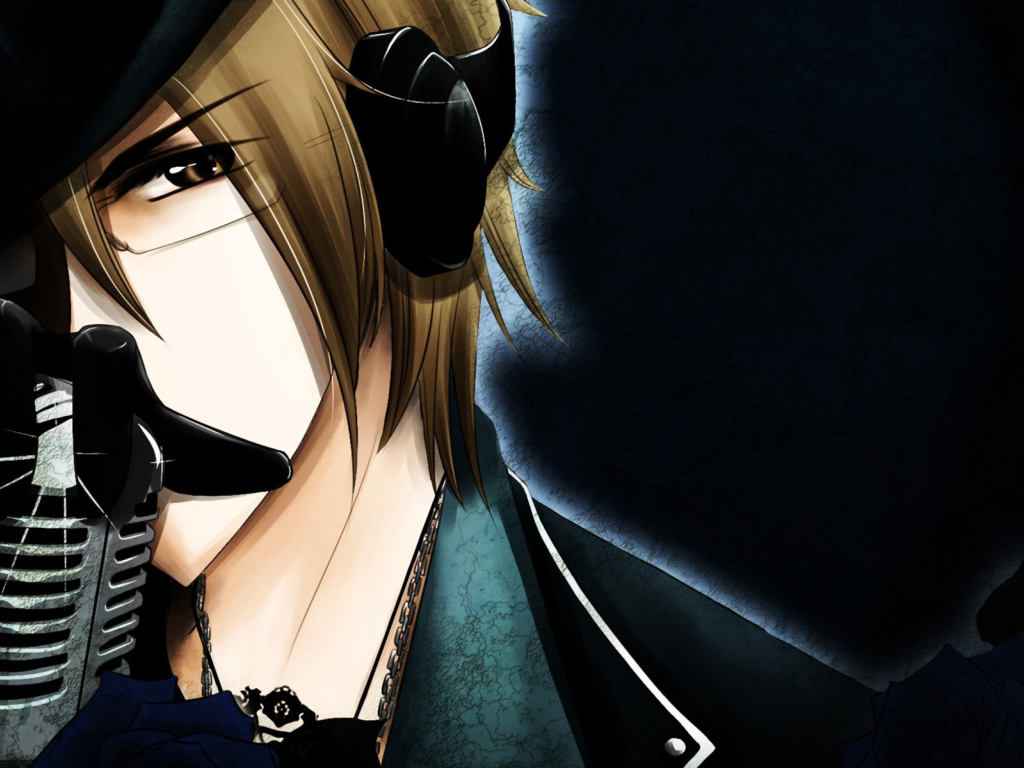 Парень с микрофоном