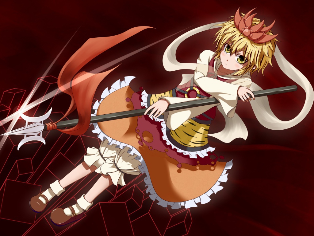 Девочка с копьем