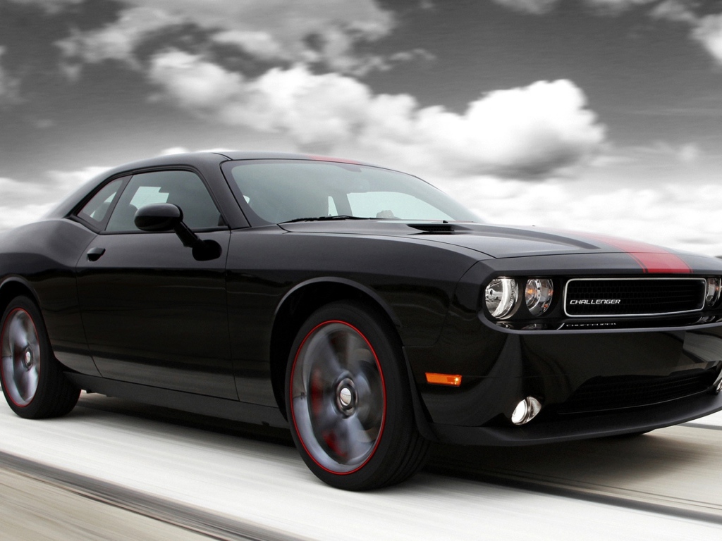 Додж челенджер черный