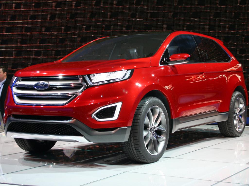 Красивый автомобиль Ford Edge 2014