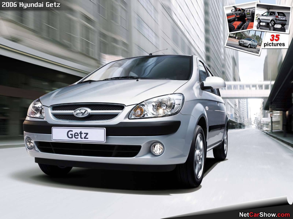Автомобиль марки Hyundai модели Getz