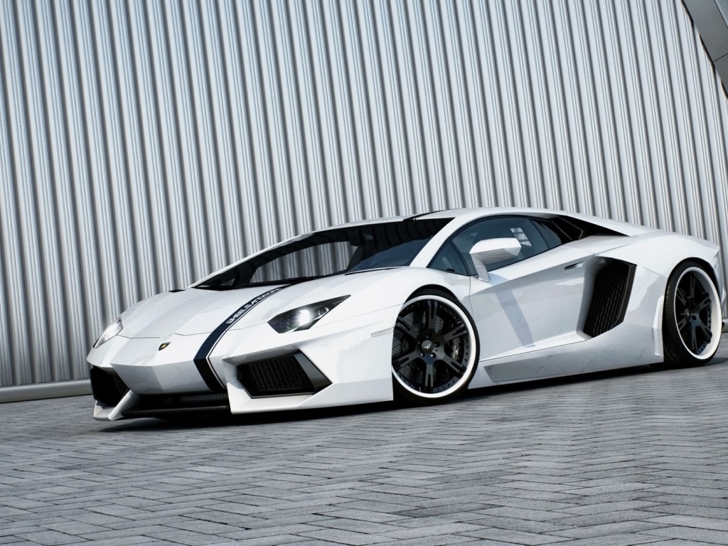 Красивый Lamborghini Aventador