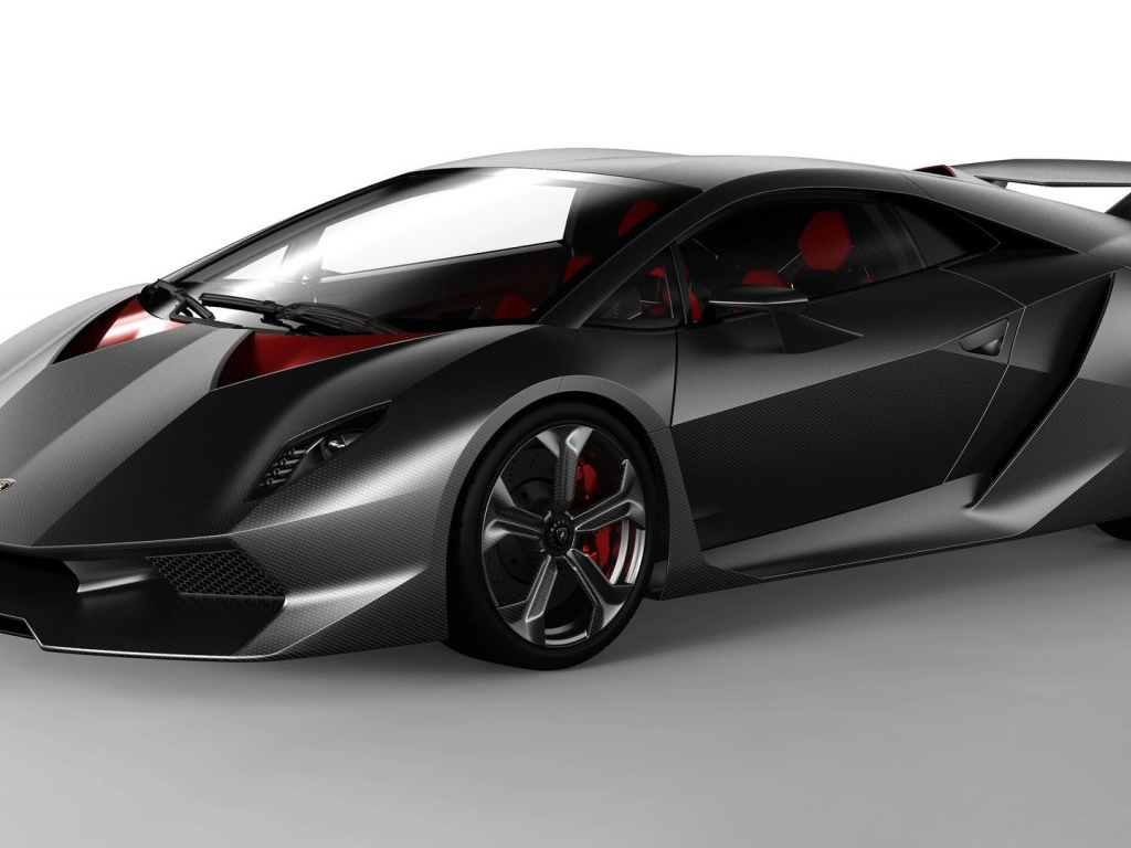 Красивый автомобиль LamborghiniSesto Elemento в Москве