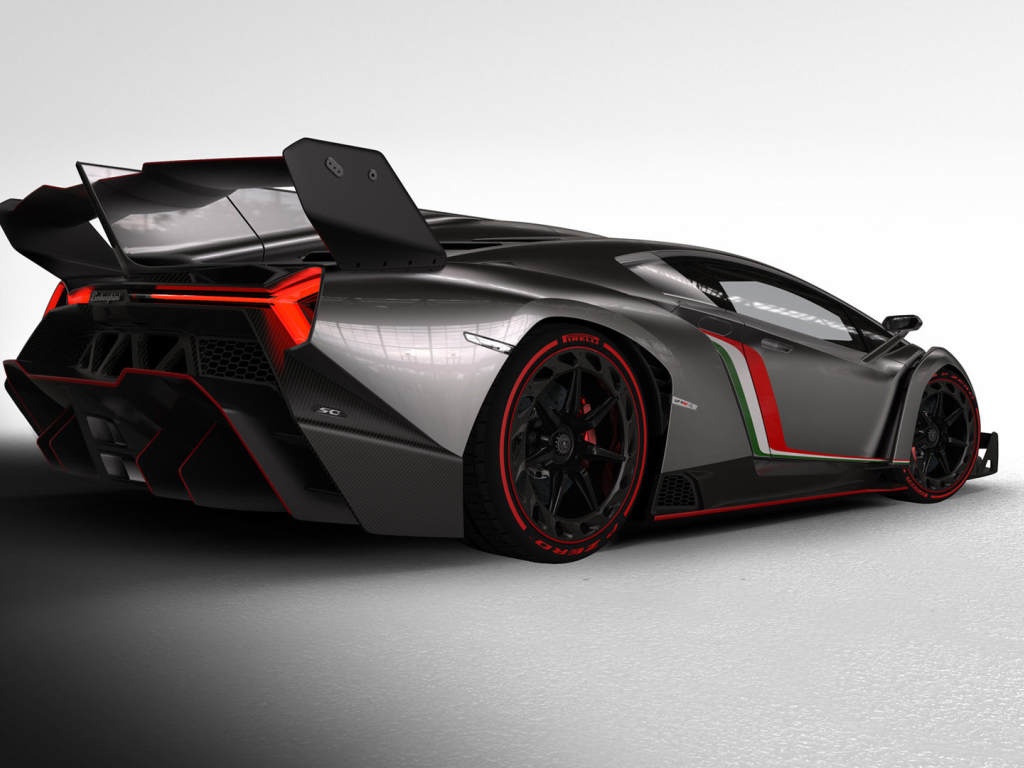 Красивый автомобиль Lamborghini Veneno