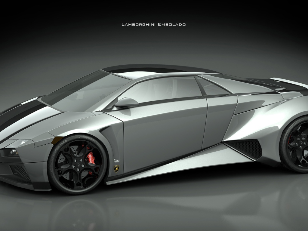 Автомобиль Lamborghini embolado