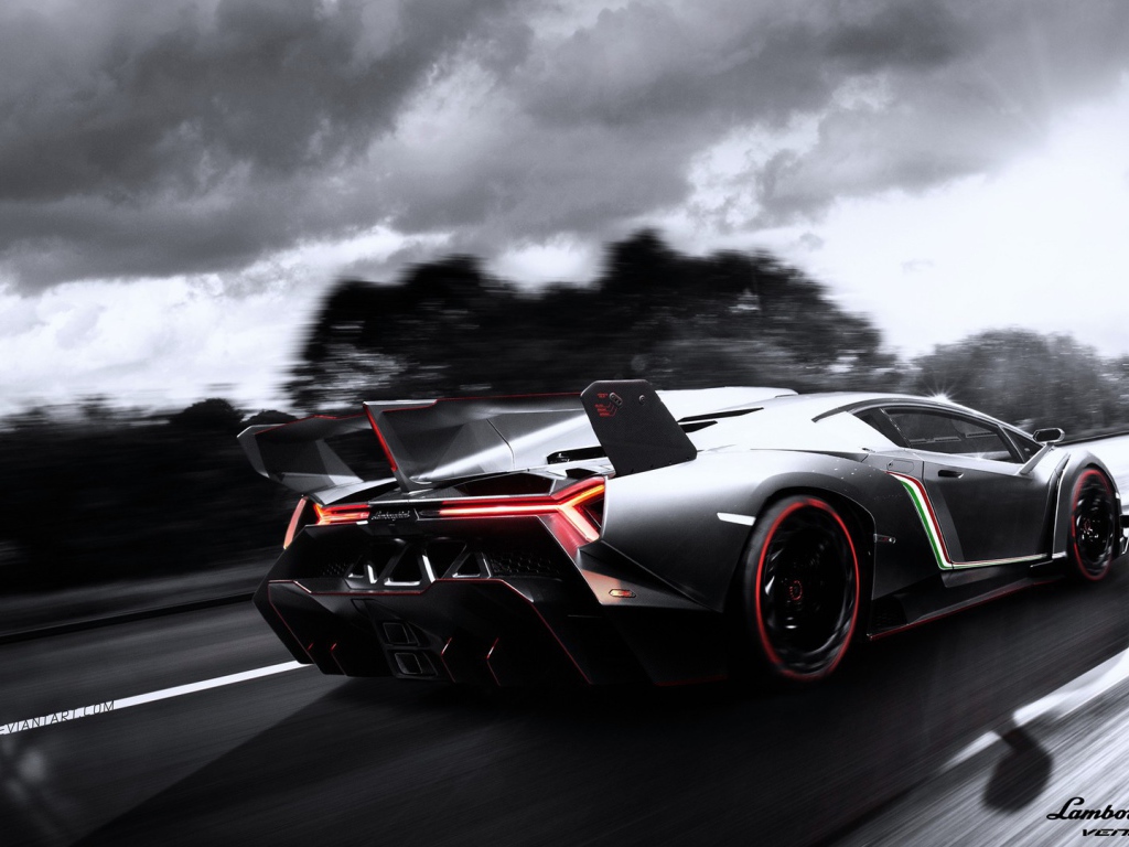 Тест драйв автомобиля Lamborghini Veneno