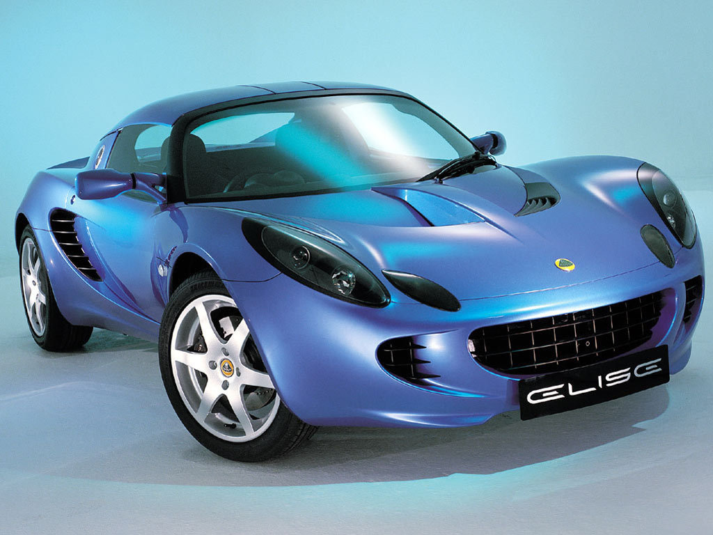 Голубой Lotus Elise