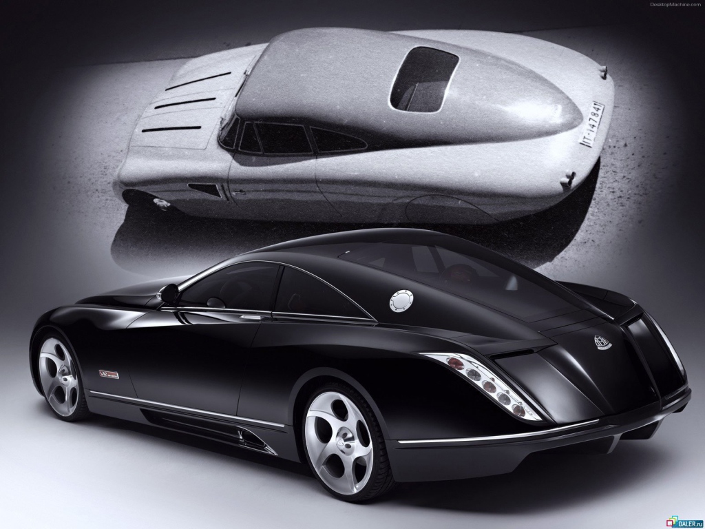 Красивый автомобиль Maybach  Exelero