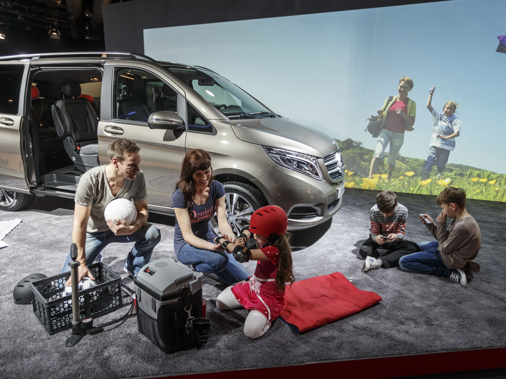 Дизайн автомобиля Mercedes V-Class 2014