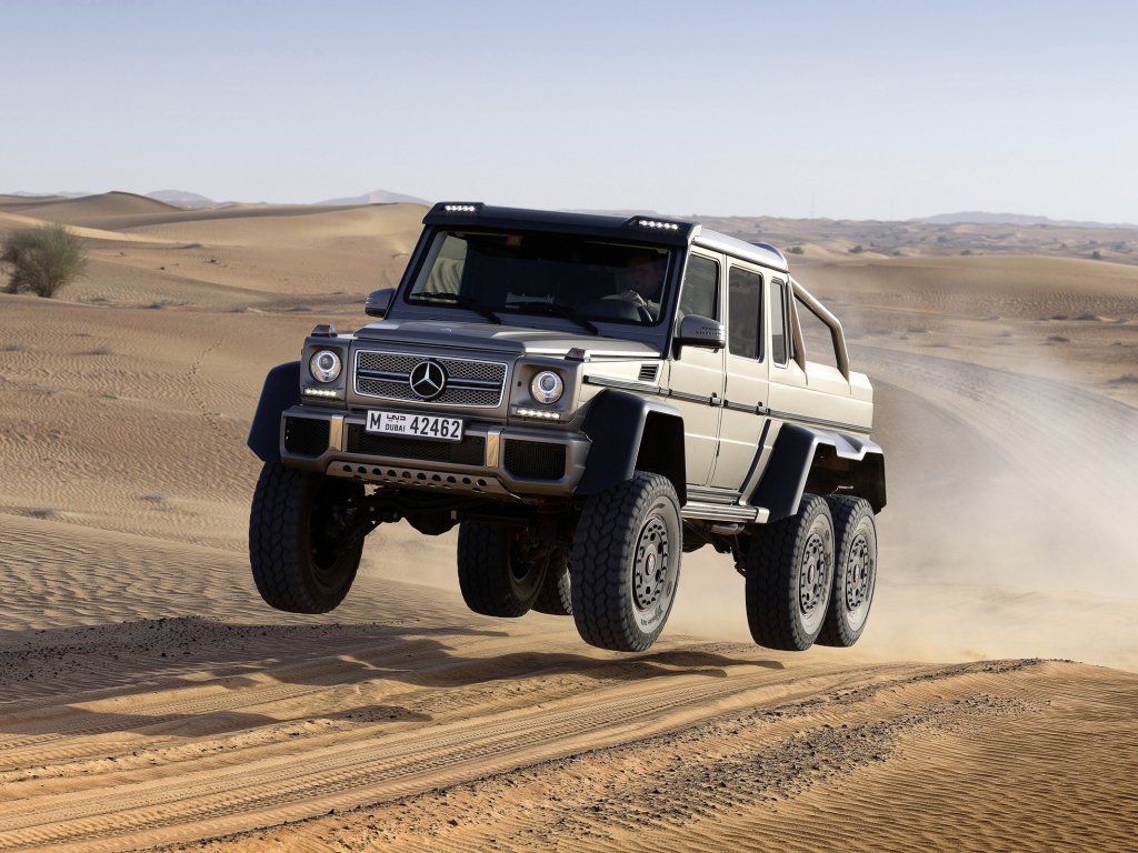 Мерседес на ралли по пустыне